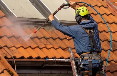 Démoussage et hydrofuge de toiture à Froidevaux